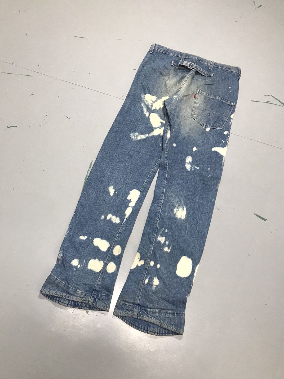Levi's Vintage Levi’s buckle belt bleached denim Size US 34 / EU 50 - 8 Thumbnail