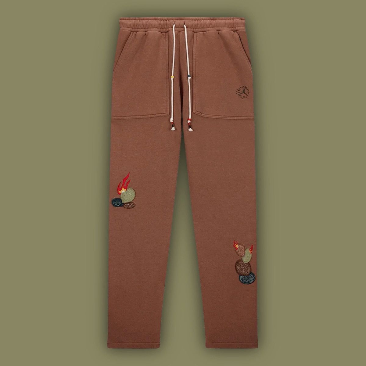 Nike × Travis Scott cactus jack travis scott jordan fleece pants archaeo nike Size US 30 / EU 46 - 3 Thumbnail