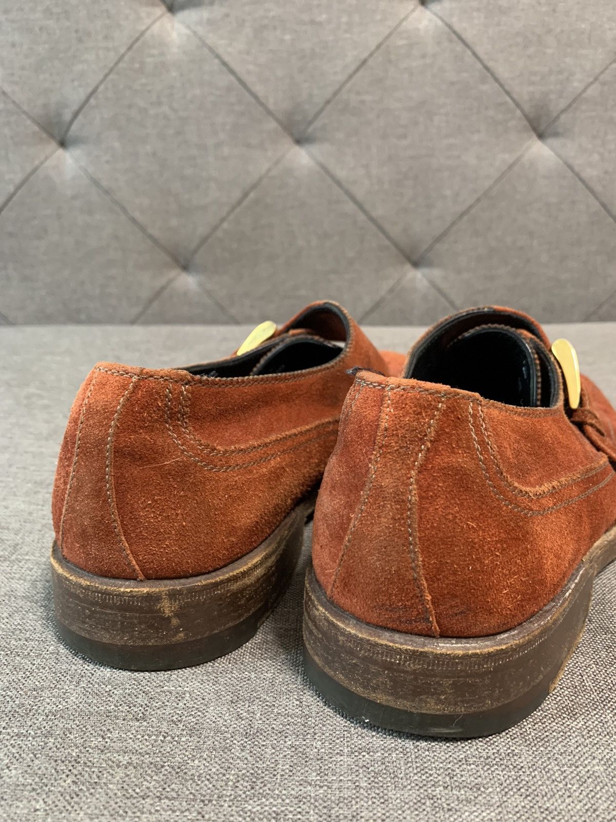 Testoni A. Testoni Suede Formal Shoes Size US 8 / EU 41 - 12 Thumbnail