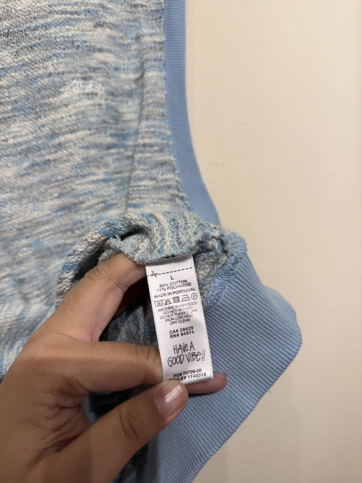 Stussy stussy marled knit sweater vest Size US L / EU 52-54 / 3 - 4 Thumbnail