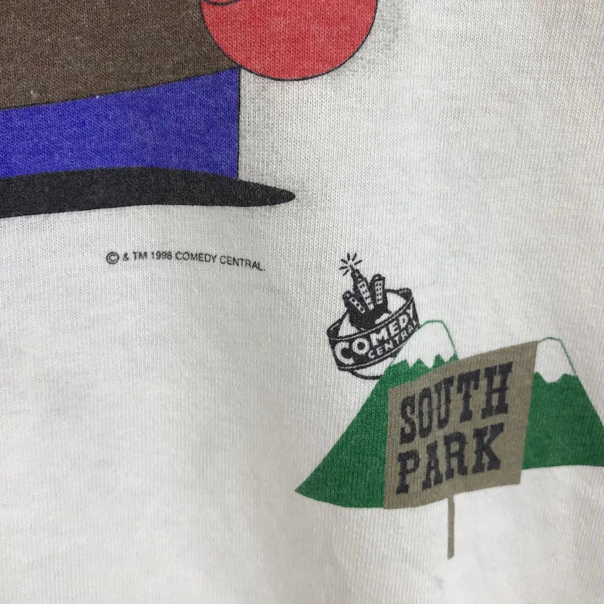 Cartoon Network Vtg 1998 SOUTH PARK ERIC Stanley Desantis Trash Tee Shirt Size US XL / EU 56 / 4 - 5 Thumbnail