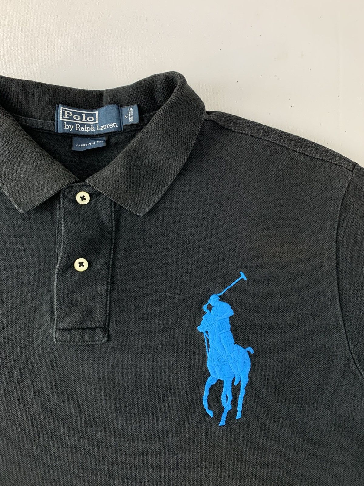 Polo Ralph Lauren Polo Ralph Lauren Custom Fit Embroidery Logo Polo Tee Tshirt Size US L / EU 52-54 / 3 - 4 Thumbnail