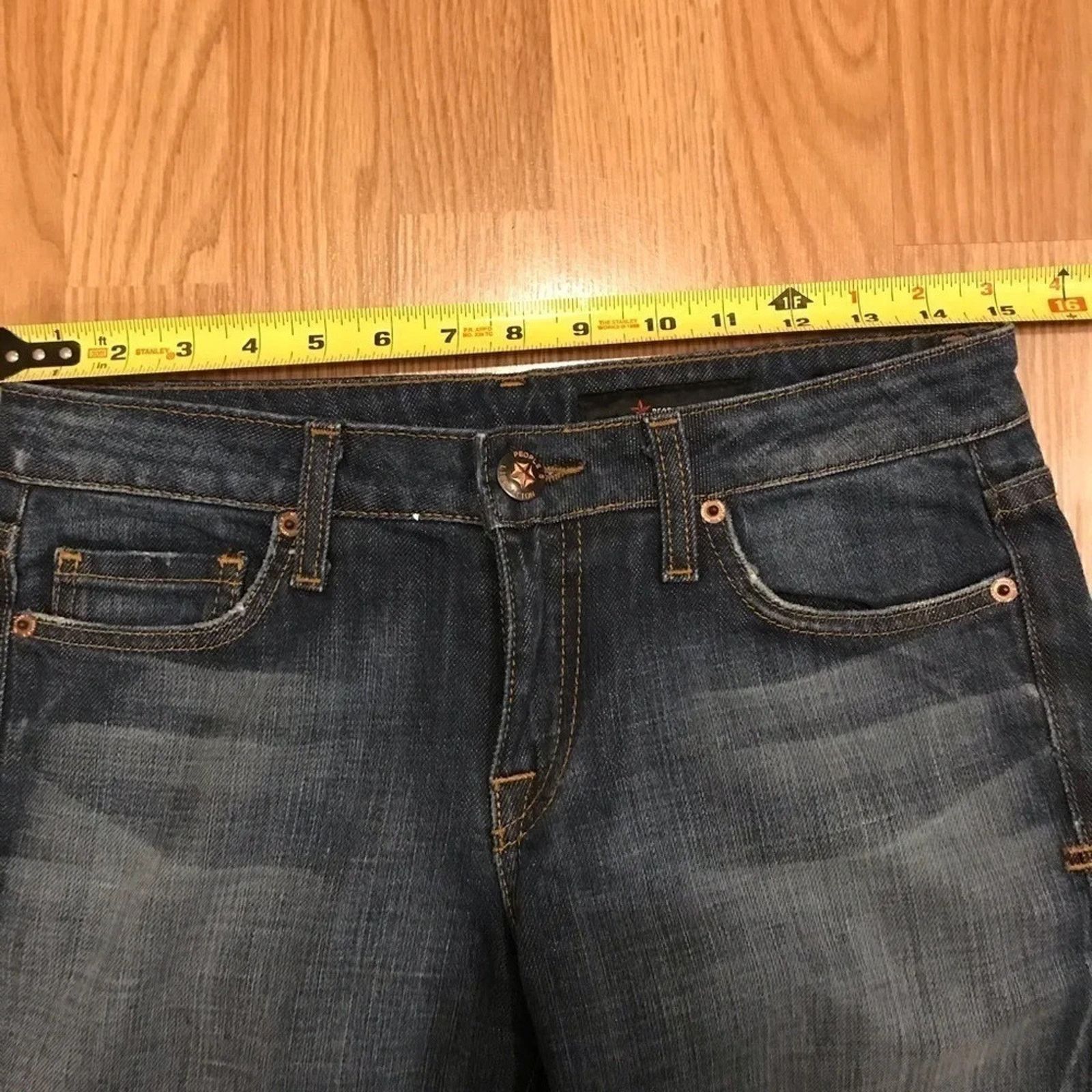 Anthropologie People’s Liberation Bella Bootcut Jeans Flare 27 Size 27" / US 4 / IT 40 - 5 Thumbnail