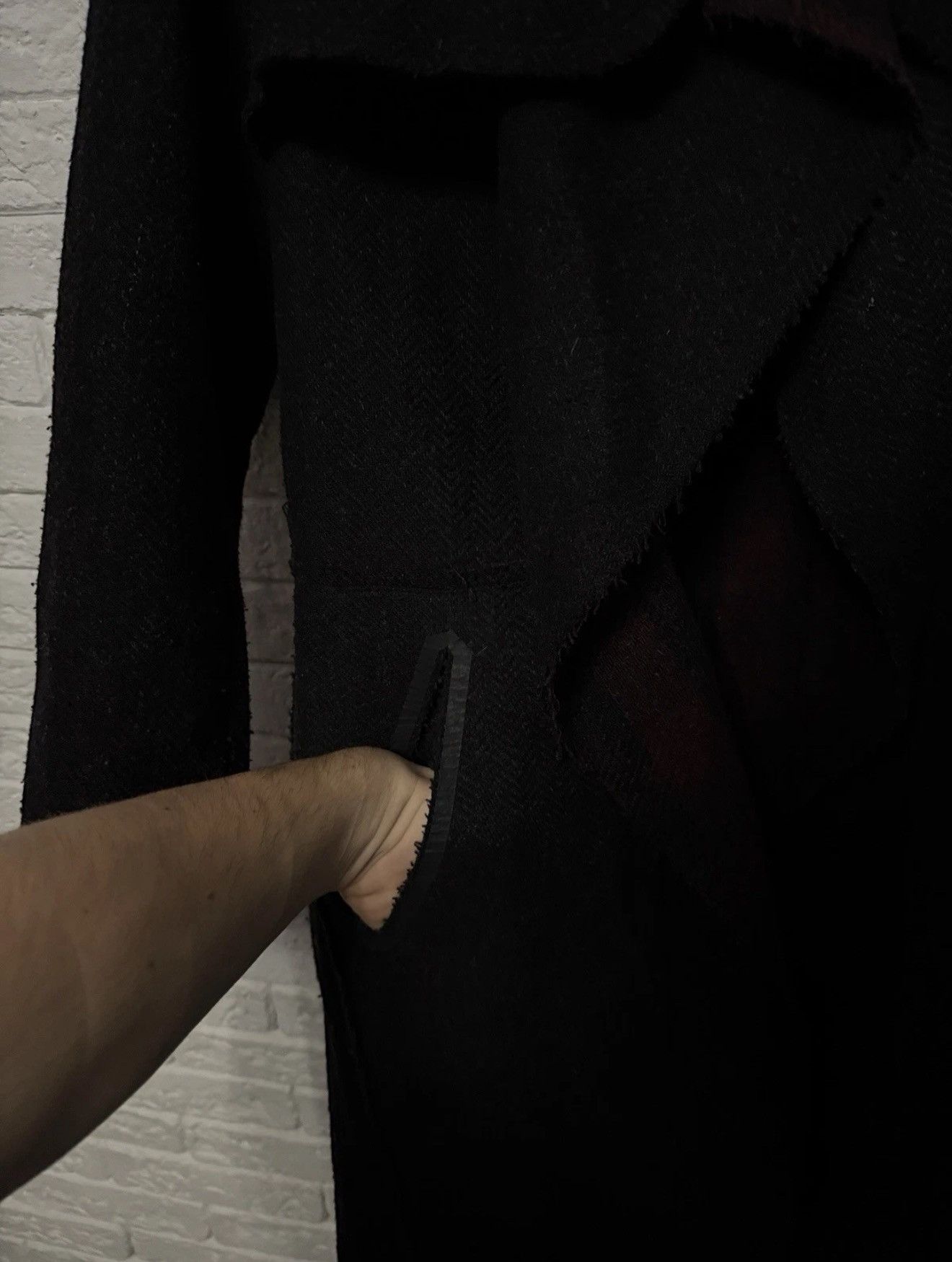 Cop Copine Cop Copine Wool Avant Garde Long Trench Coat Sz L Size L / US 10 / IT 46 - 5 Thumbnail