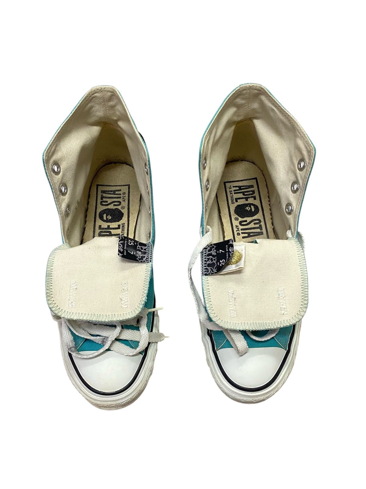 Bape × Nigo A Bathing Ape Sta Hight Cut Sneakers Size US 7 / EU 40 - 25 Thumbnail