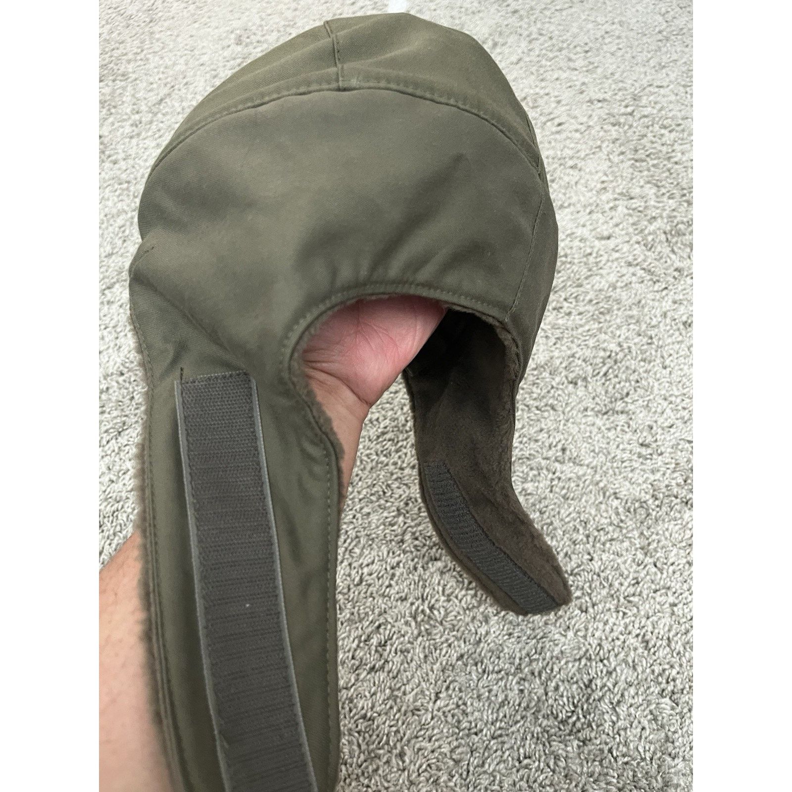 Other Vintage German Army Bundeswehr Winter Hat Size 60 Military L Size ONE SIZE - 6 Thumbnail