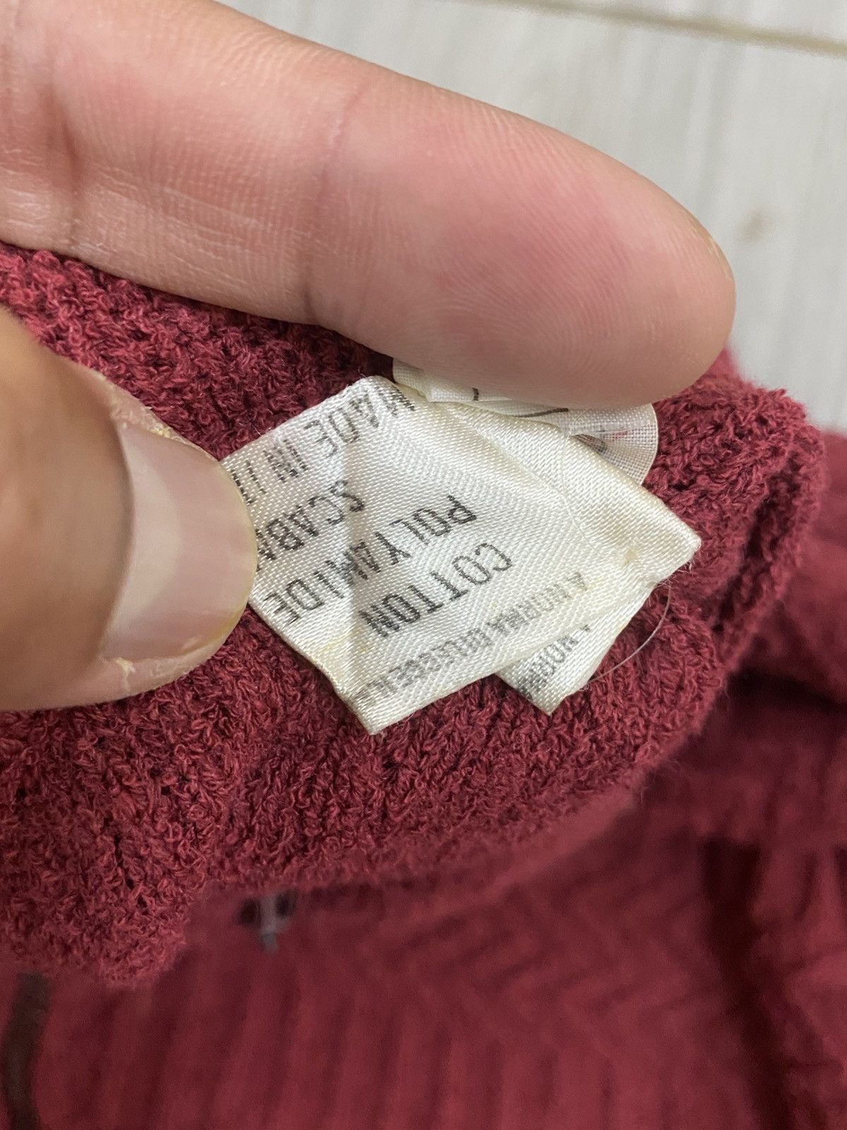 SCABAL Vintage Italian Knit Zip-Up Sweater by Scabal - Made Italy Size US S / EU 44-46 / 1 - 11 Thumbnail