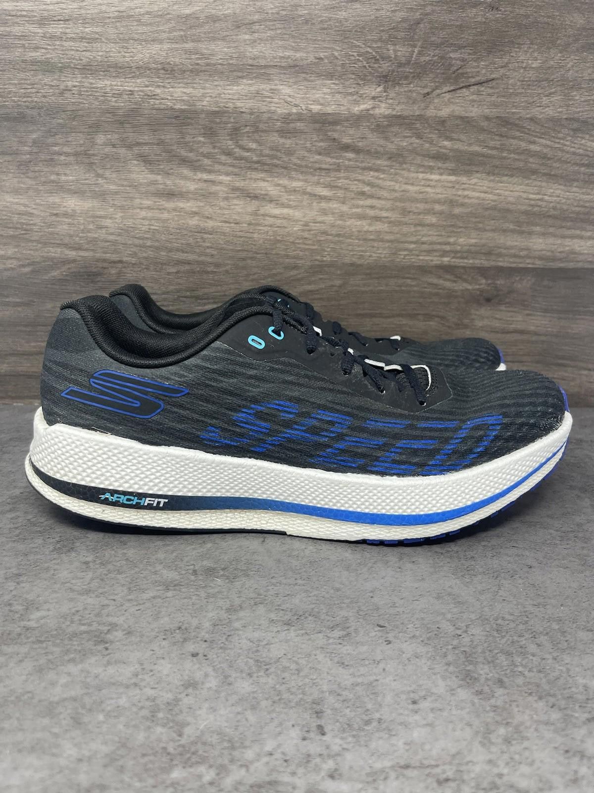 SKECHERS Skechers GO Run Arch Fit Razor 4 Shoes Mens Size 11 Black Size US 11 / EU 44 - 5 Thumbnail