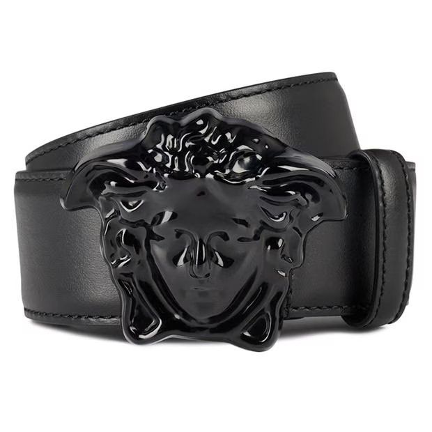 Versace o1g2r1mq0824 Size: 85 / Palazzo Belts in Black Size 32 - 2 Thumbnail