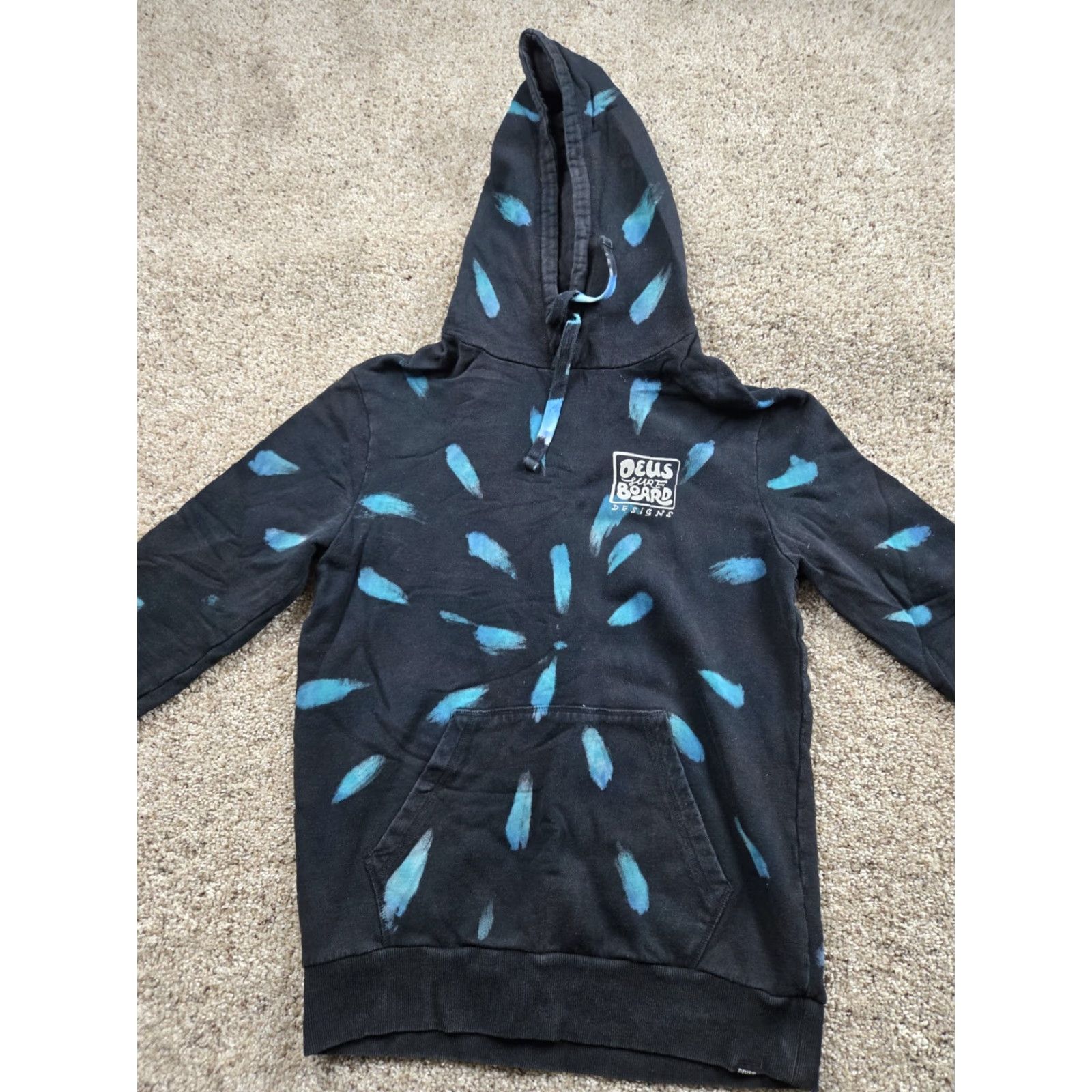 BONSAI Dues Ex Machina Bonsai Hoodie Small Mens Black Tie Dye Dues Surf Boards Graphic Size US S / EU 44-46 / 1 - 4 Thumbnail