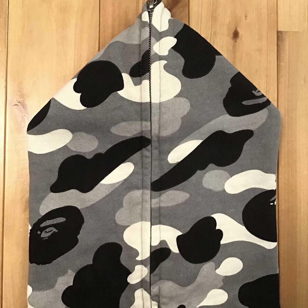 Bape × Nigo BAPE Gray camo crazy full zip hoodie a bathing ape Size US S / EU 44-46 / 1 - 4 Thumbnail