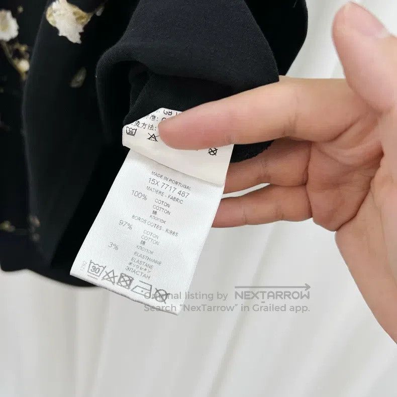 Givenchy Givenchy Floral Baby's Breath Printed Short Sleeve (Size S Size US S / EU 44-46 / 1 - 6 Thumbnail