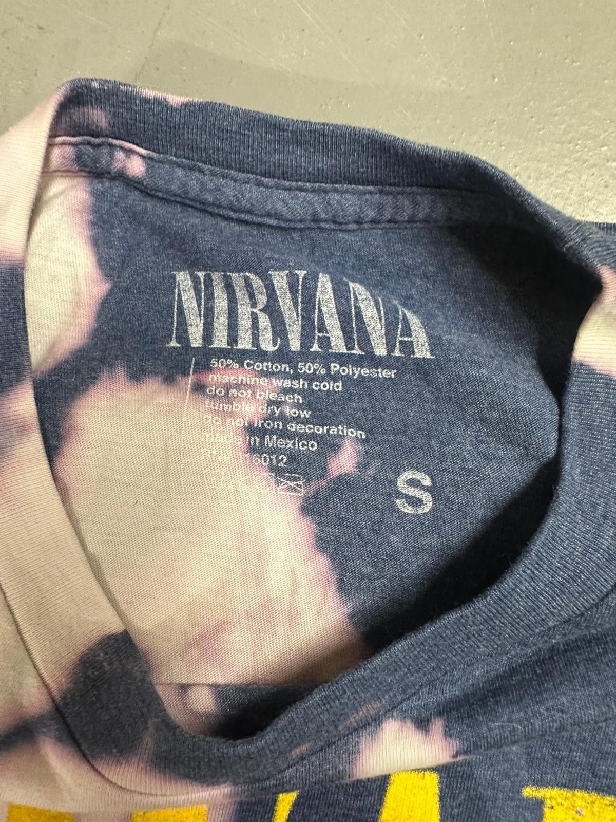 Nirvana Nirvana Tie-Dye T-Shirt - Unisex S Size US S / EU 44-46 / 1 - 3 Thumbnail