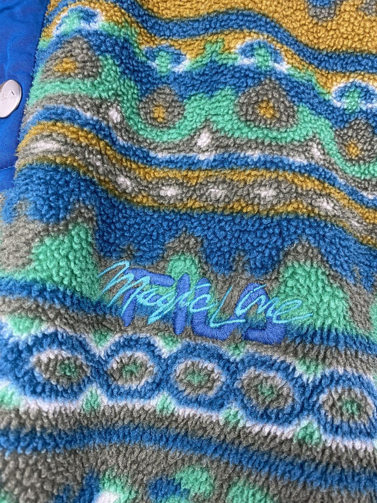 Fila Vintage Fila Aztec Fleece Over Print Y2K like Patagonia Size US XL / EU 56 / 4 - 3 Thumbnail