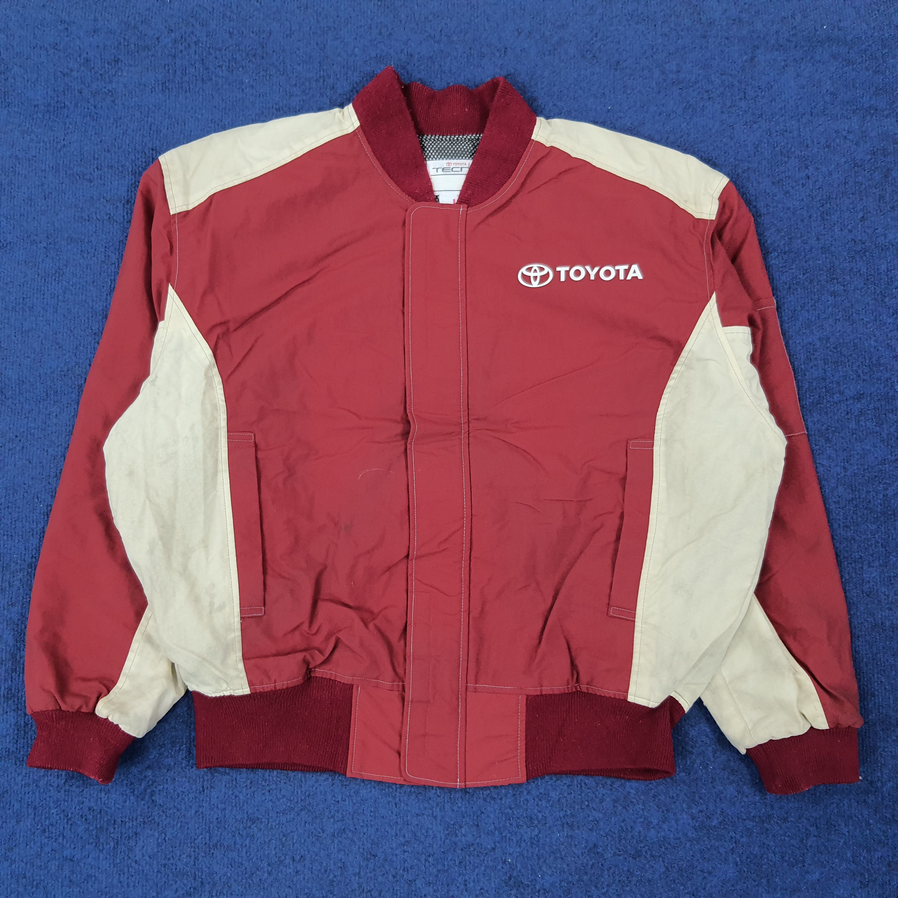Other Vintage Toyota Tecno Japan Motorsports Racing Jacket C240N18 Size US XL / EU 56 / 4 - 3 Thumbnail