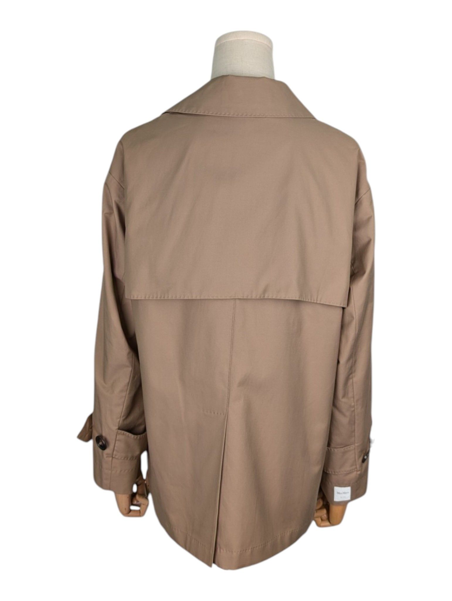 Max Mara Max Mara Beige Double Breasted Trench Jacket Size XS / US 0-2 / IT 36-38 - 2 Thumbnail