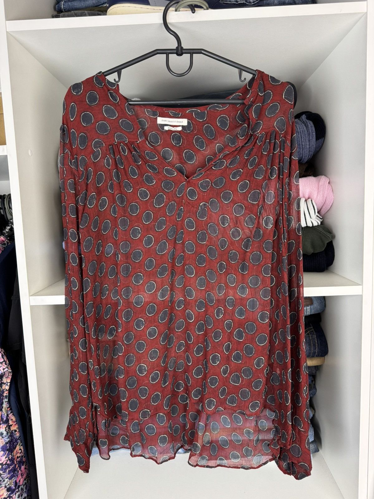 Isabel Marant Etoile Isabel Marant Etoile Women’s 100% Silk Blouse Size XS / US 0-2 / IT 36-38 - 1 Thumbnail
