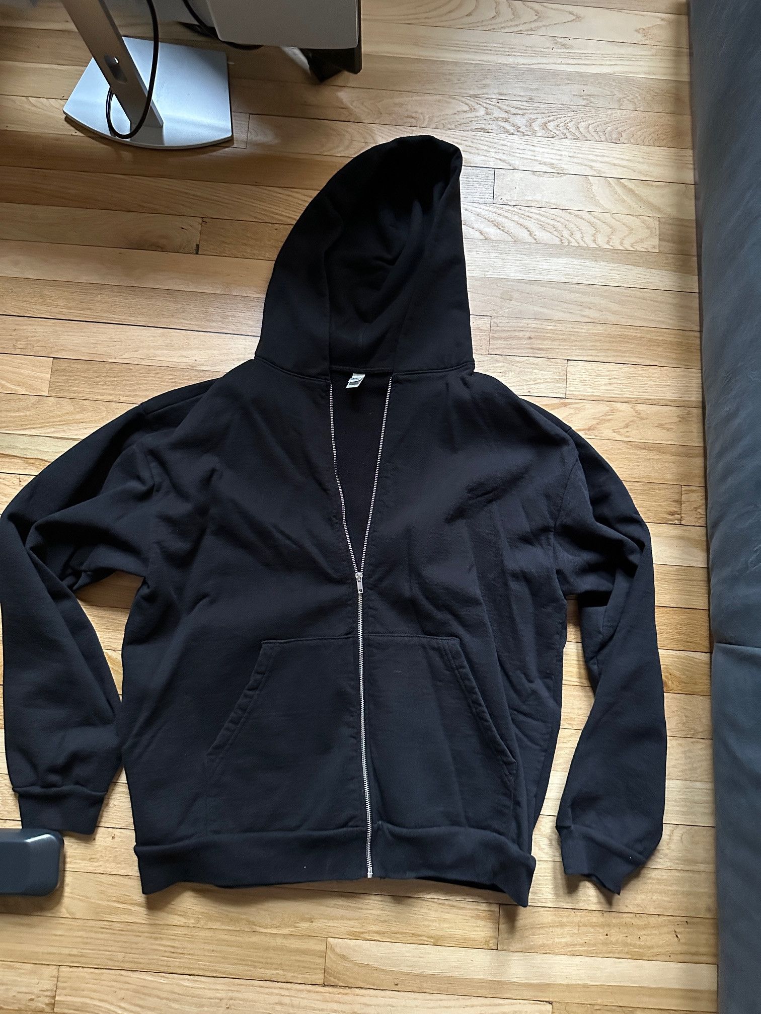 Los Angeles Apparel Los Angeles Apparel HF-10 Zip Up Black XL 