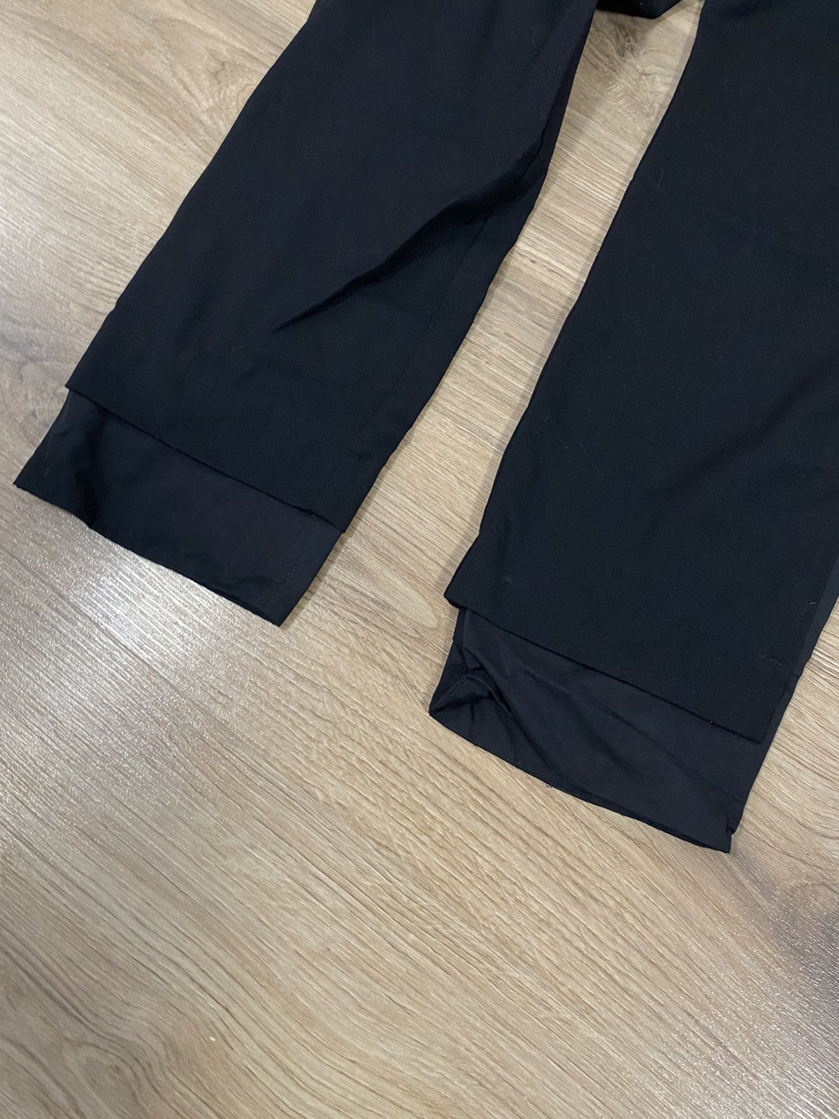 Y-3 Adidas Y-3 Yohji Yamamoto Black Trousers Size: 2XS Size 25" / US 0 / IT 36 - 8 Thumbnail