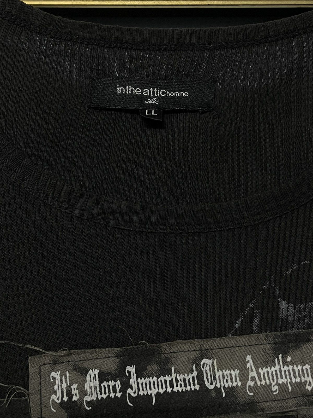 Designer × Japanese Brand × Vintage Vintage 1990s Japan Designer In The Attic Post Punk Poem Tee Size US S / EU 44-46 / 1 - 8 Thumbnail