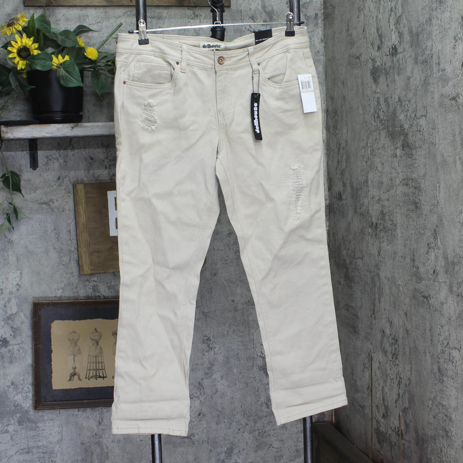 Other Nwt Dollhouse Colored Wash Cropped Skinny Jeans Brown 15 Size 30" / US 8 / IT 44 - 1 Thumbnail