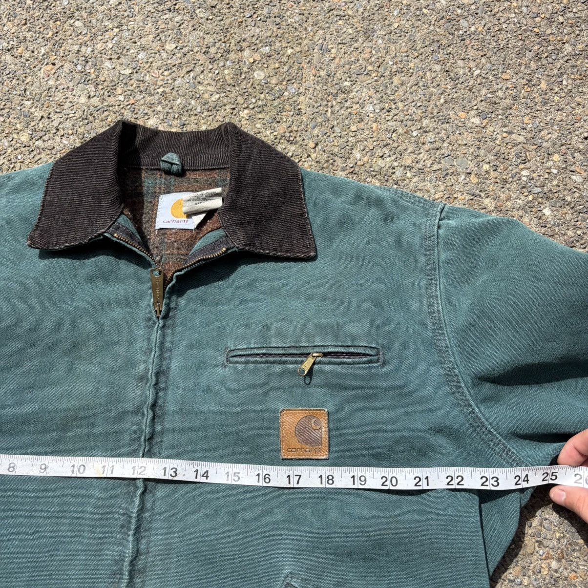Carhartt vintage hunter green carhartt detroit jacket j43 htg medium Size US M / EU 48-50 / 2 - 2 Thumbnail