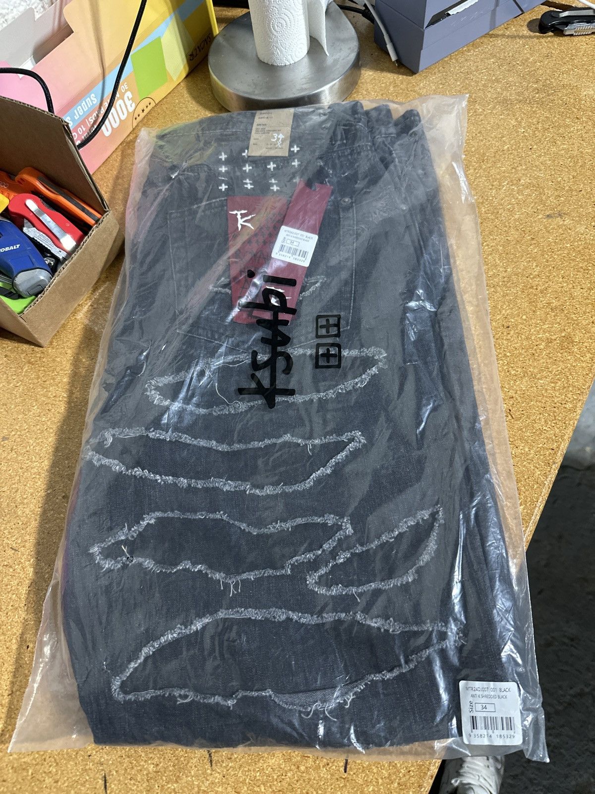Ksubi Ksubi Trippie Redd chitch shredded black jeans Size US 34 / EU 50 - 4 Thumbnail