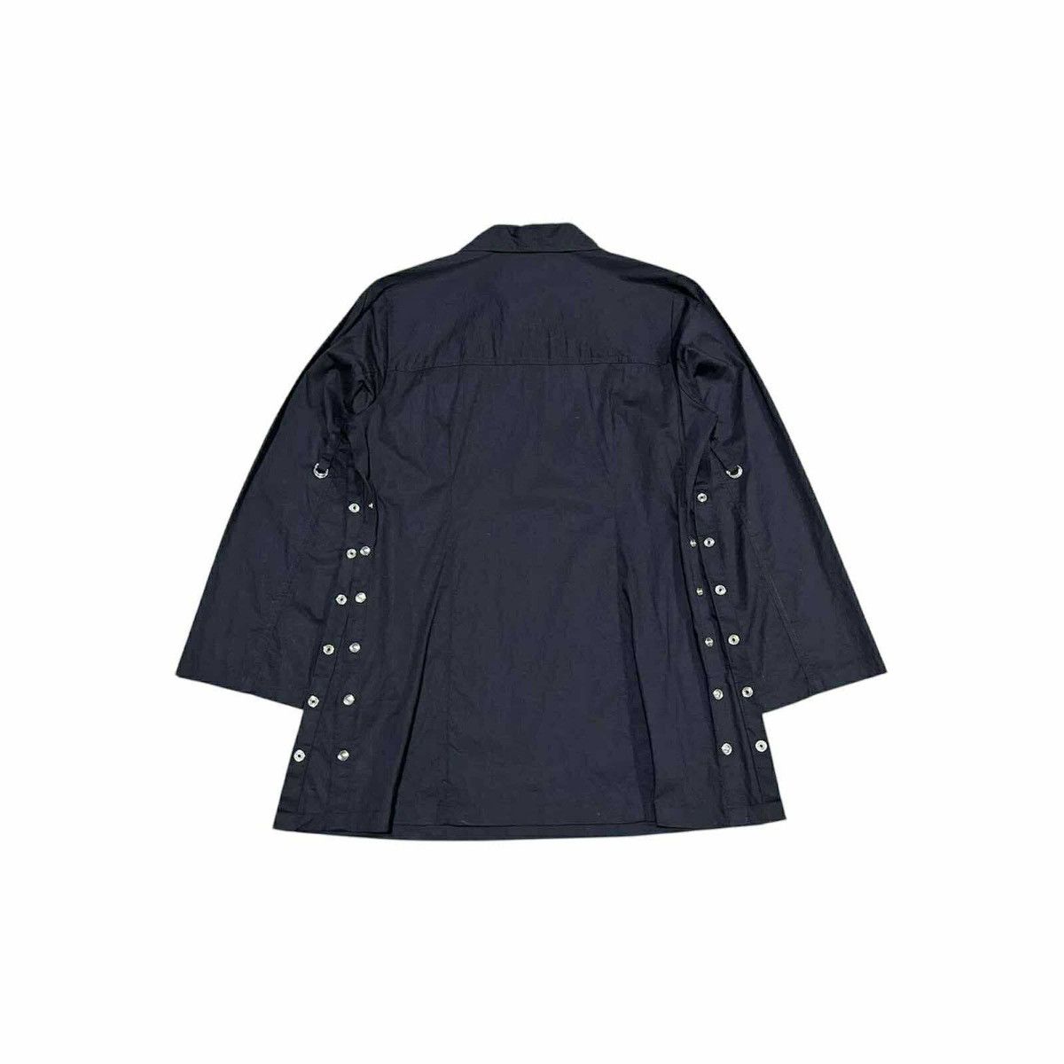 If Six Was Nine 🔥Japanese Y2K Otto Sumisho Hem Slit Snap Button Shirt Goth Size US M / EU 48-50 / 2 - 9 Thumbnail