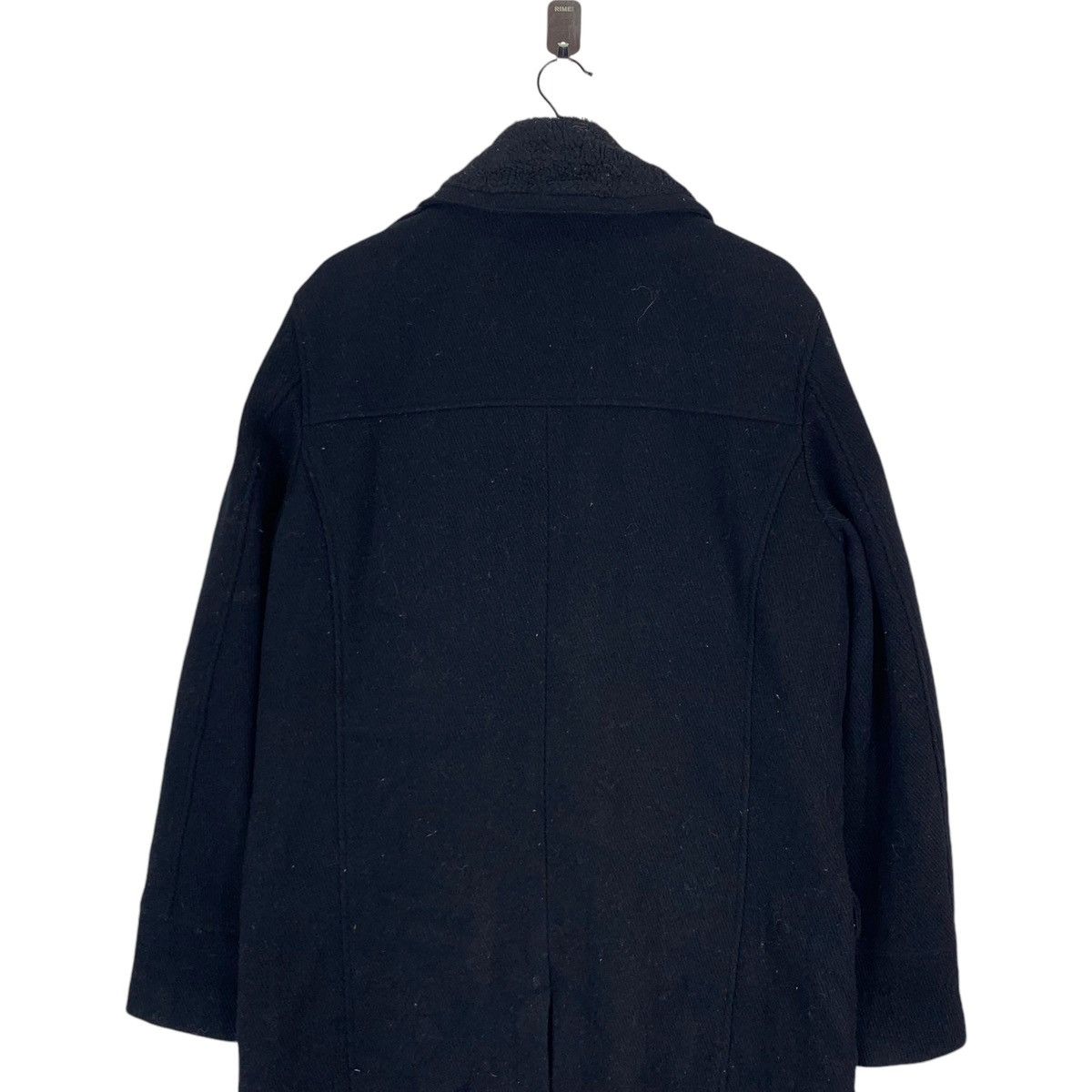 Black Rivet × Vintage Vintage BLACK RIVET Overcoat Heavy Jacket Size US L / EU 52-54 / 3 - 8 Thumbnail