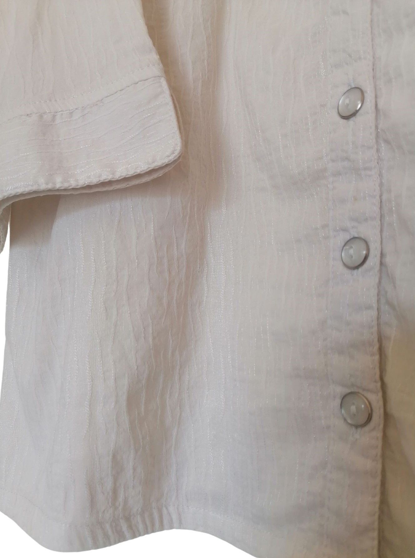 Other retro style, vintage Armand Thiery evening blouse / shirt Size M / US 6-8 / IT 42-44 - 4 Thumbnail