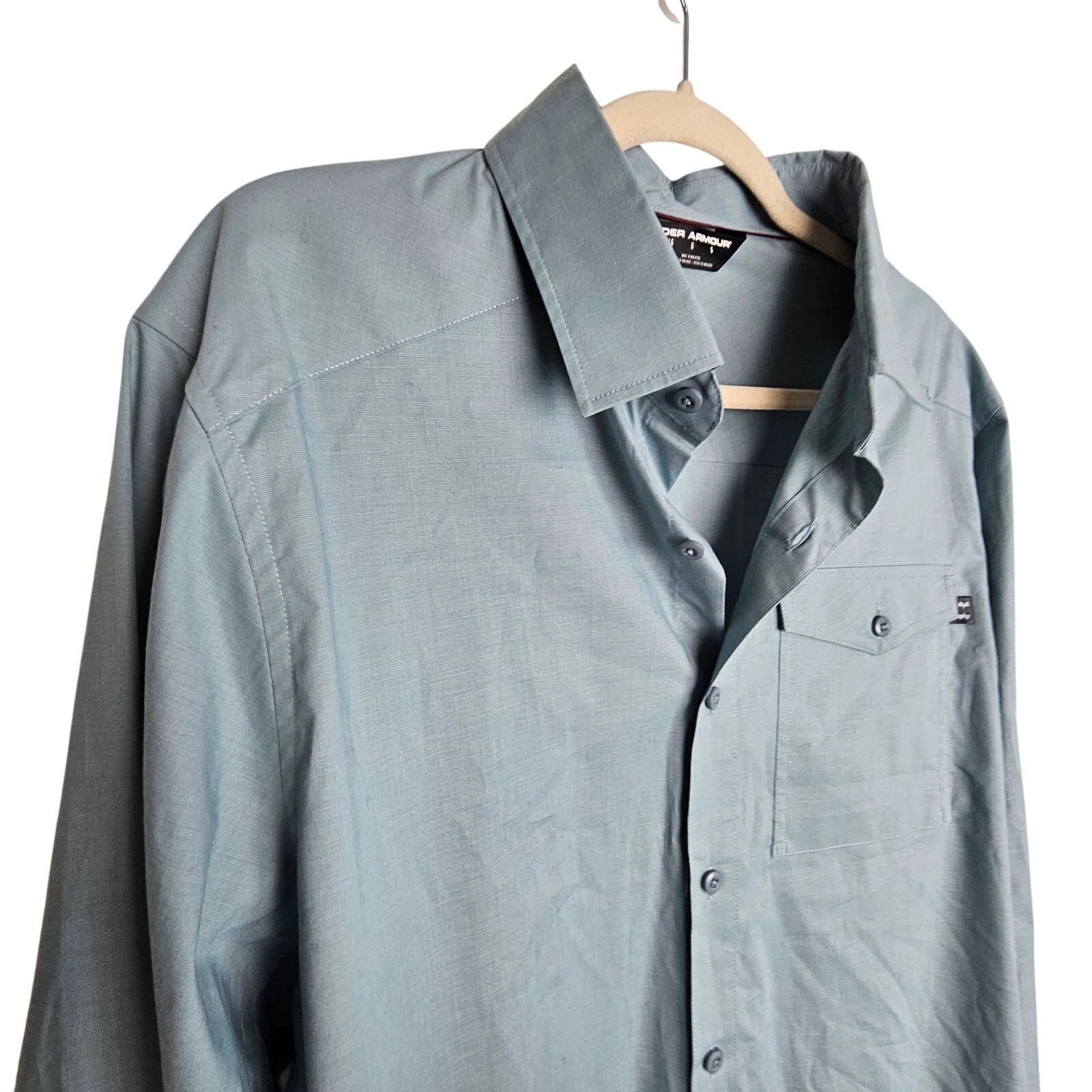 Under Armour Under Armour Mens Shirt L Gorpcore Wicking Outdoor Stretch Size US L / EU 52-54 / 3 - 2 Thumbnail