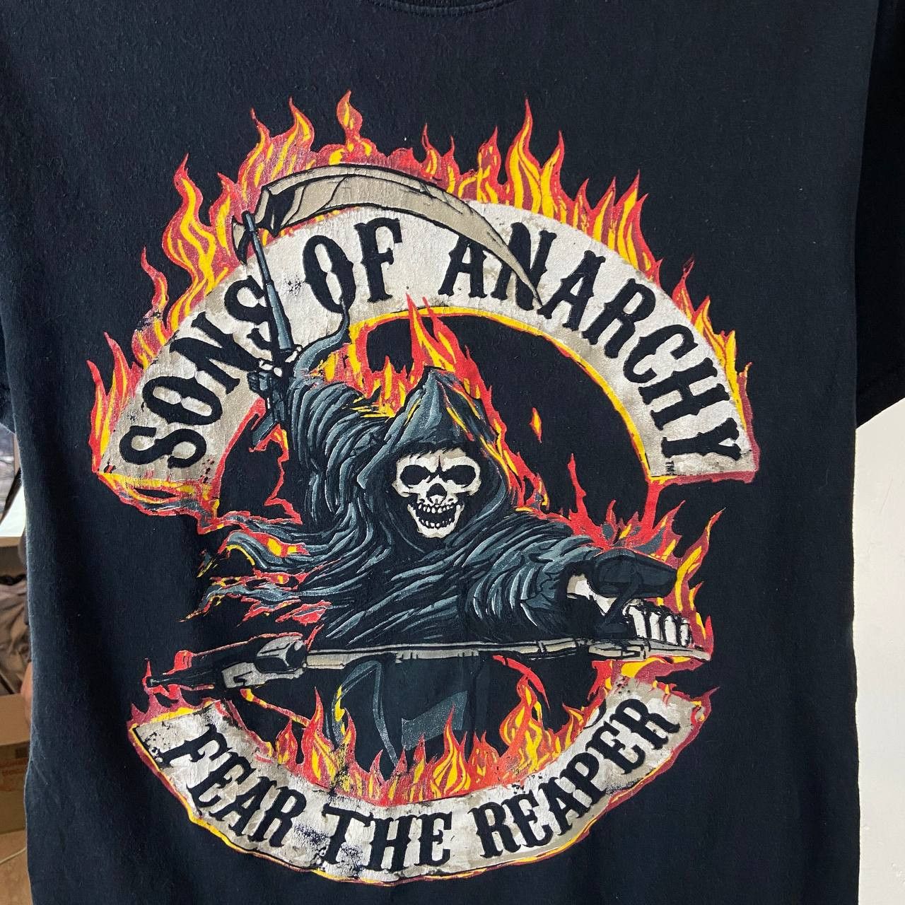 Vintage Vintage T-Shirt Sons Of Anarchy Big Print Boxy Fit Faded Size US M / EU 48-50 / 2 - 3 Thumbnail