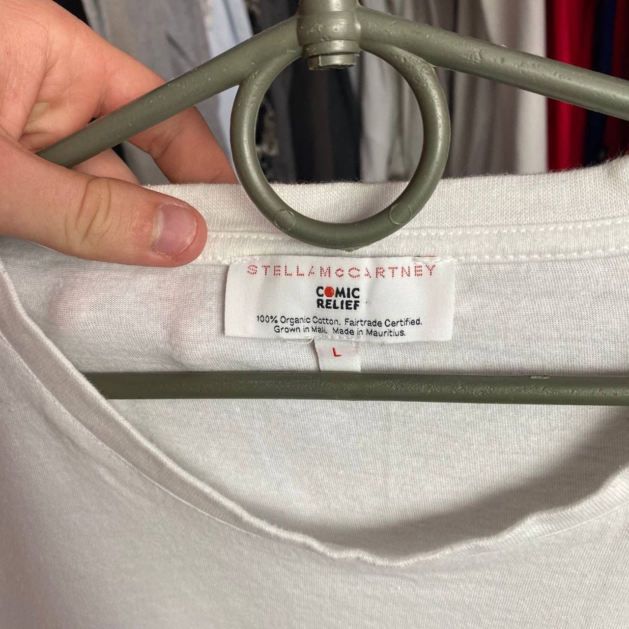 Designer × Stella McCartney Luxury Comic Relief x Stella McCartney Big logo y2k tee Size US L / EU 52-54 / 3 - 3 Thumbnail