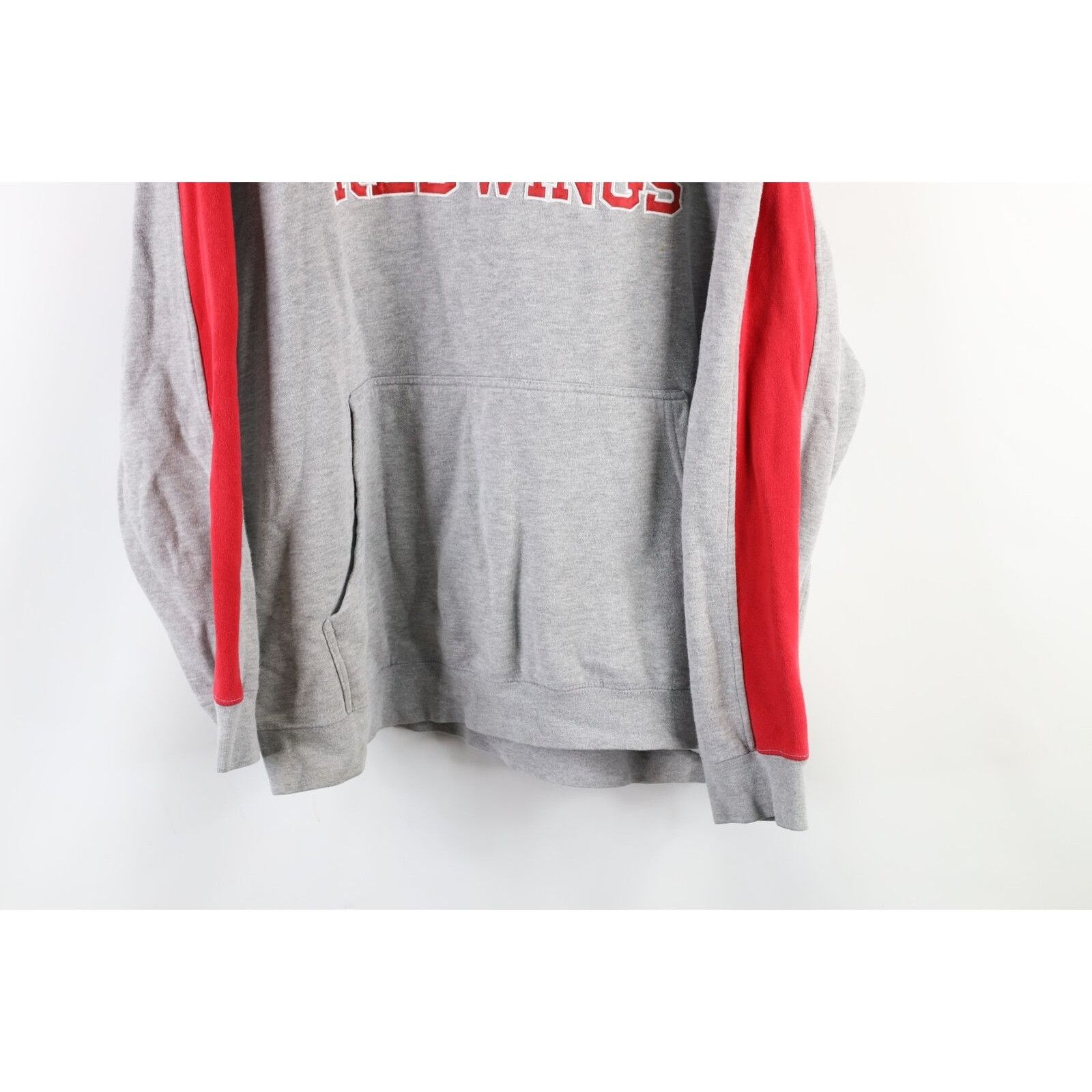 Vintage Vintage Distressed Spell Out Detroit Red Wings Hockey Hoodie Size US XXL / EU 58 / 5 - 3 Thumbnail