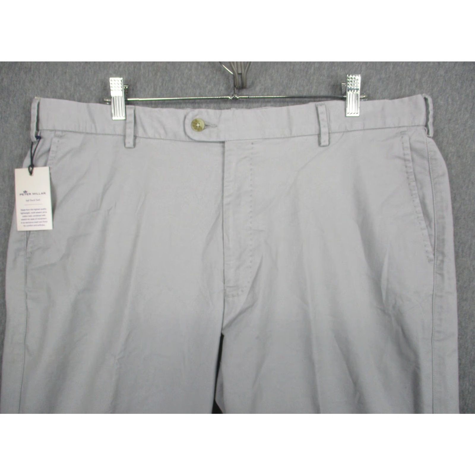 Peter Millar Peter Millar Pants Mens 38x36 Gray Soft Touch Twill Chino Stretch Casual MS19B48 Size US 38 / EU 54 - 2 Thumbnail
