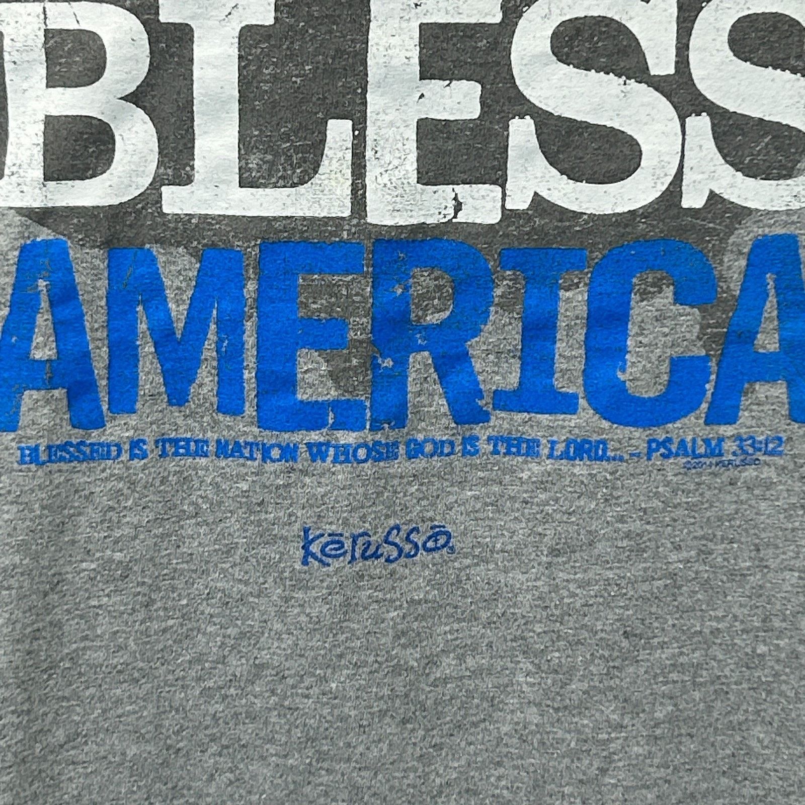 Other God Bless America Kerusso T Shirt Jesus Tee 3XL Size US XXL / EU 58 / 5 - 4 Thumbnail