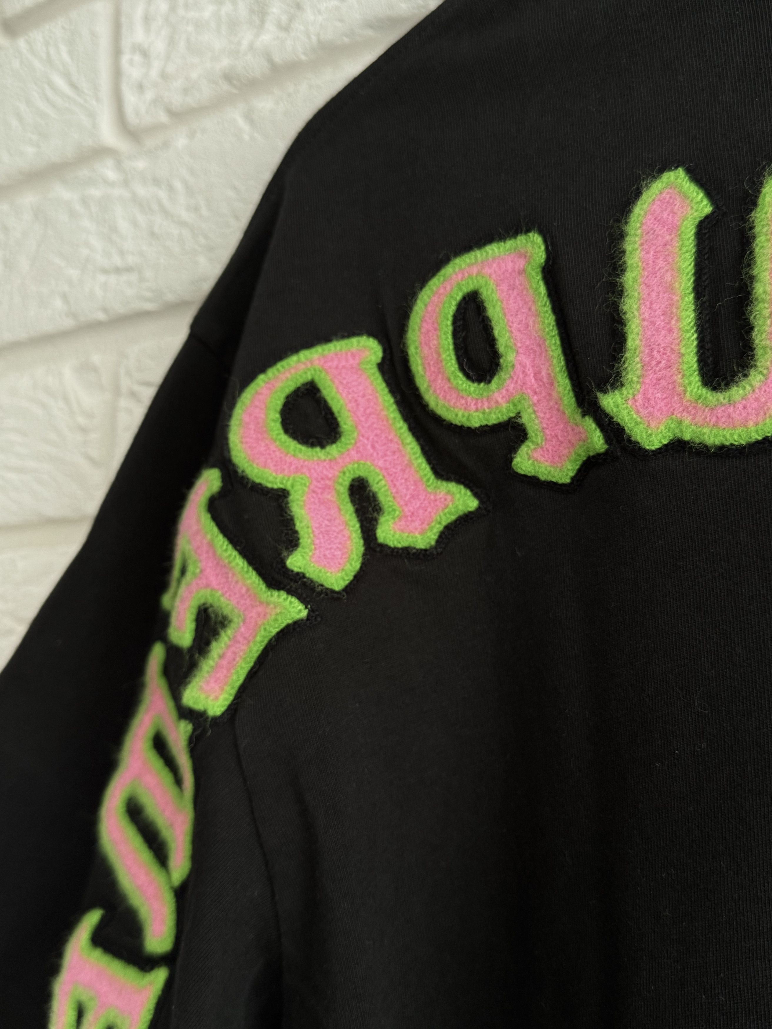 Supreme Supreme Brushed Arc S/S Top Black Size US L / EU 52-54 / 3 - 5 Thumbnail