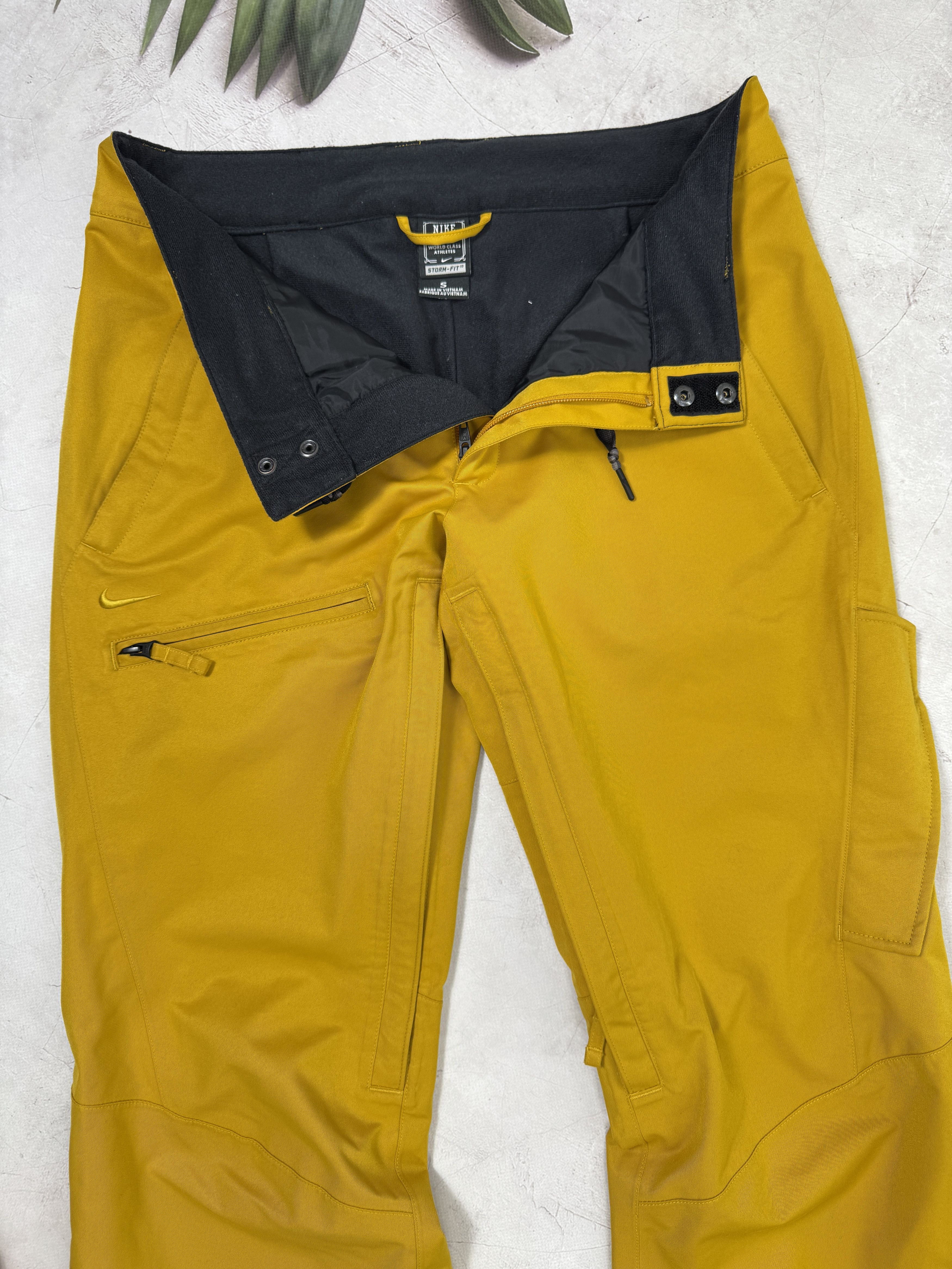 Nike Nike Ski Snow Pants Storm-Fit Polyester Mustard Size US 32 / EU 48 - 4 Thumbnail