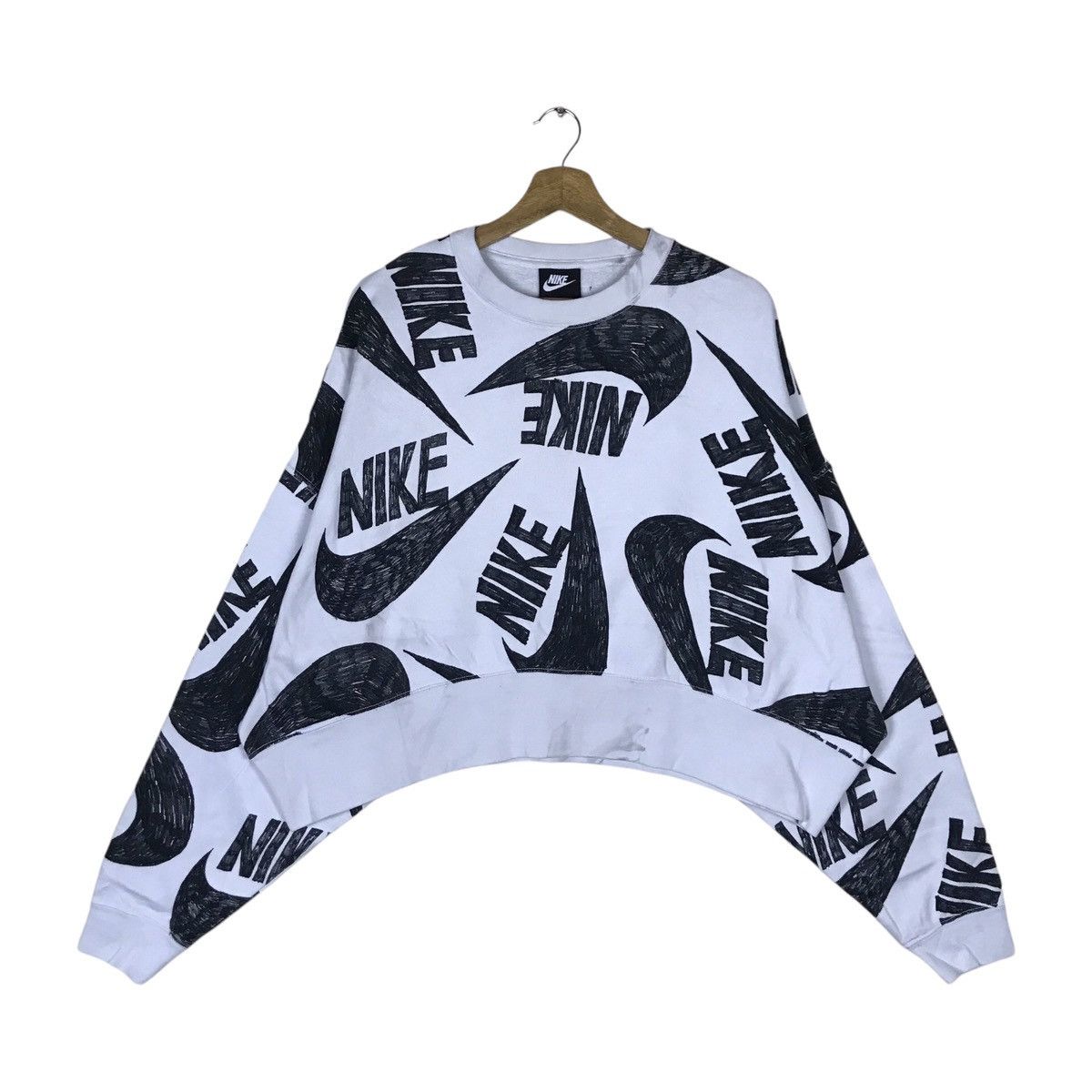 Nike Nike All Over Print Pullover Jumper Sweatshirt Size M / US 6-8 / IT 42-44 - 1 Thumbnail