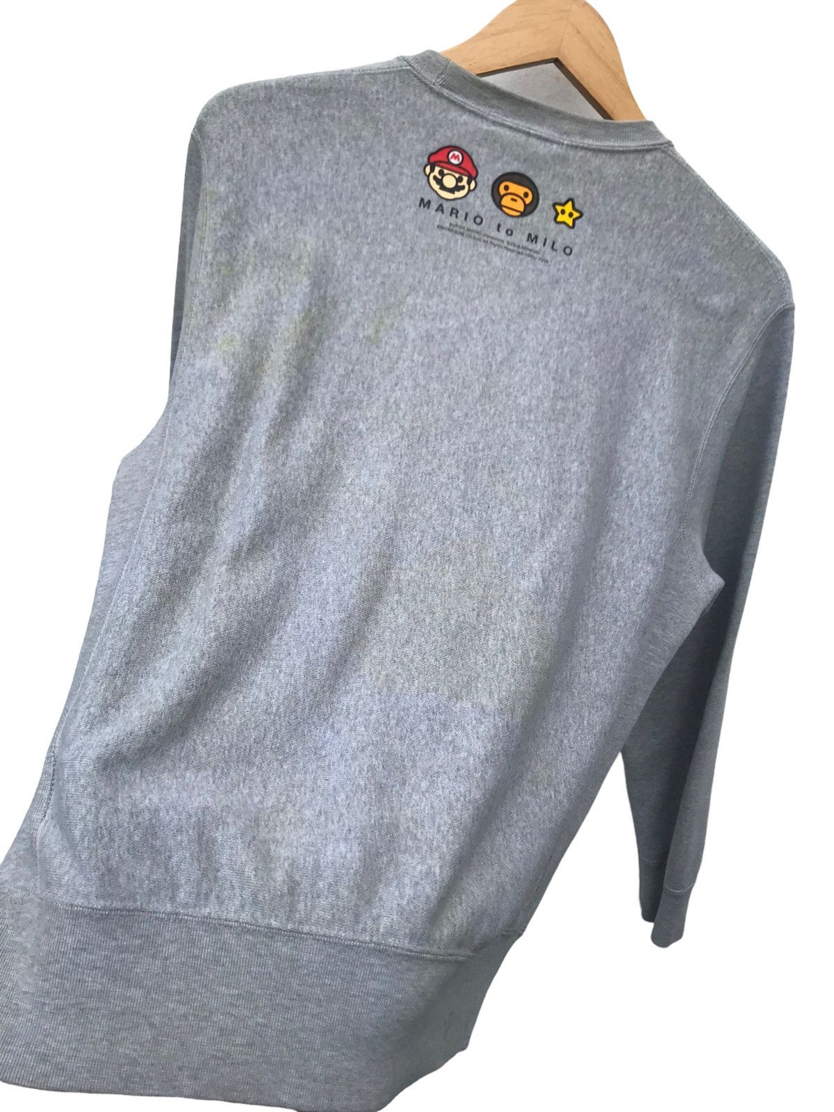 Bape Bape x Mario Baby Milo Crewneck Size US S / EU 44-46 / 1 - 21 Thumbnail