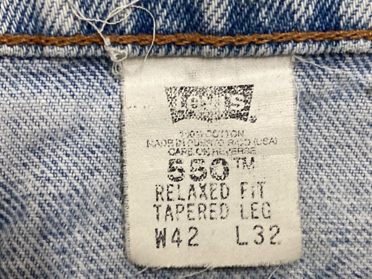 Levi's Vintage 90’s Levis 550 jeans Made in USA Size US 42 / EU 58 - 6 Thumbnail