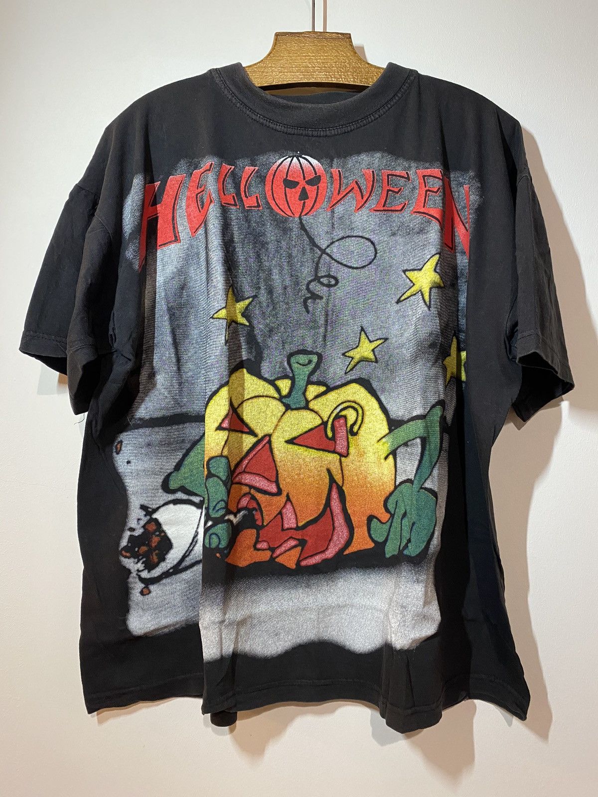Band Tees × Vintage Vintage early 00s Helloween dark ride high live blunt shirt Size US XL / EU 56 / 4 - 1 Thumbnail