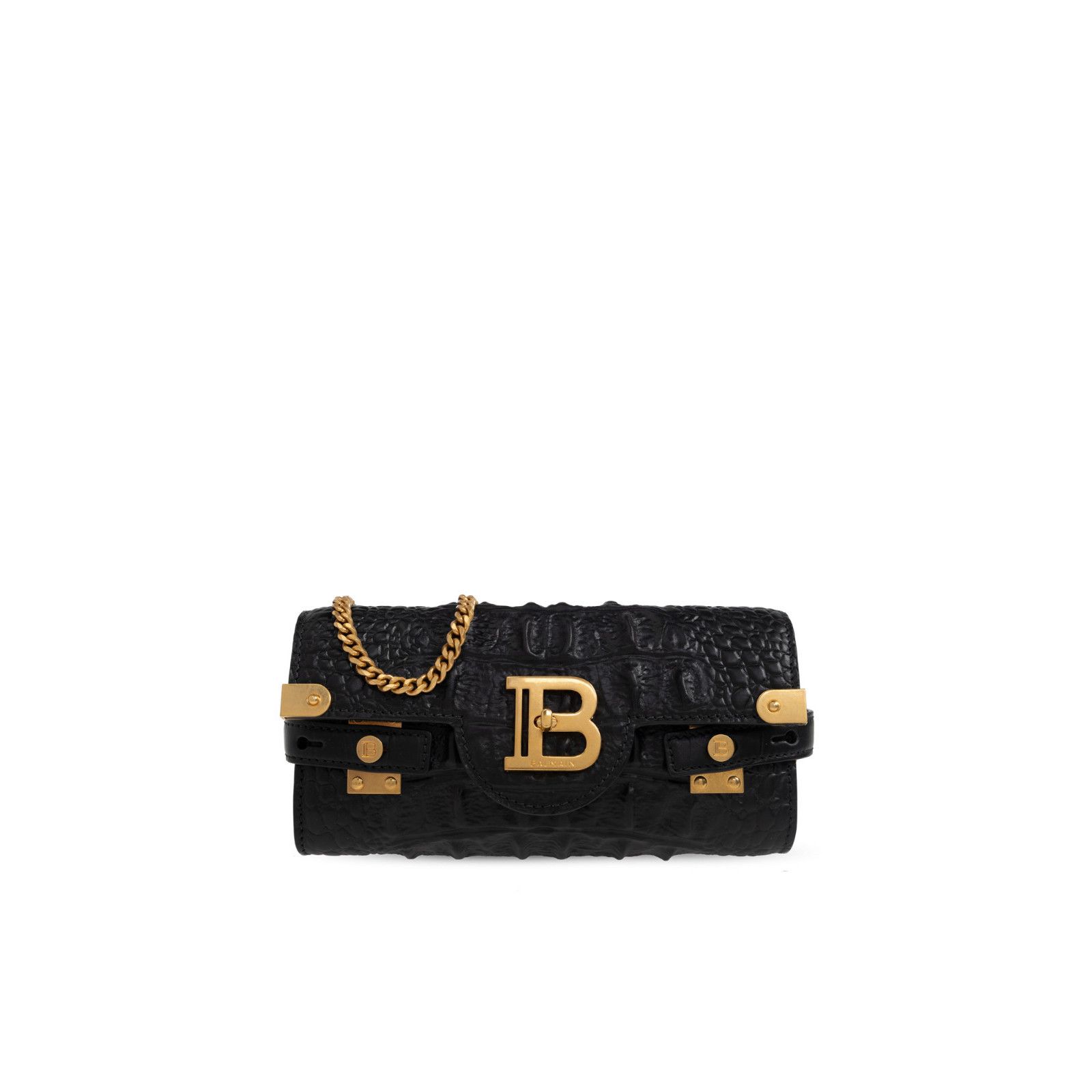 Balmain BALMAIN B-Buzz 23 Black Leather Shoulder Bag New & Authentic Size ONE SIZE - 1 Thumbnail