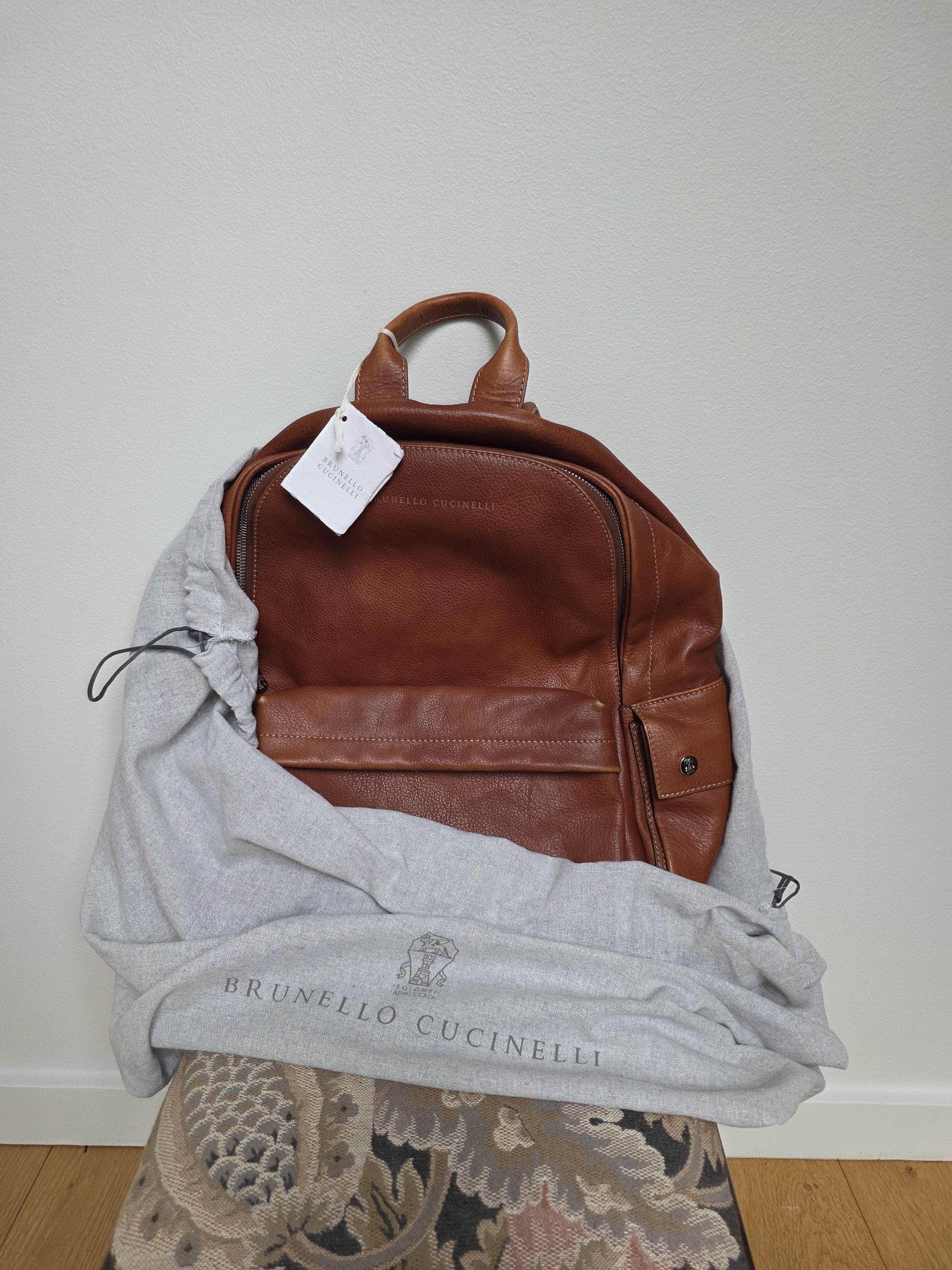 Brunello Cucinelli leather backpack Size ONE SIZE - 6 Thumbnail