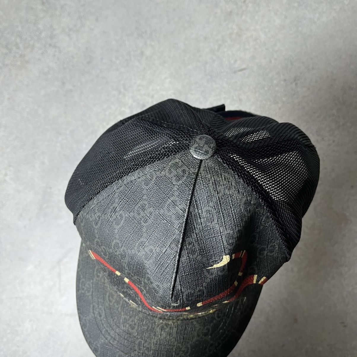 Gucci Gucci Men's Black monogram cap Size 36 - 3 Thumbnail