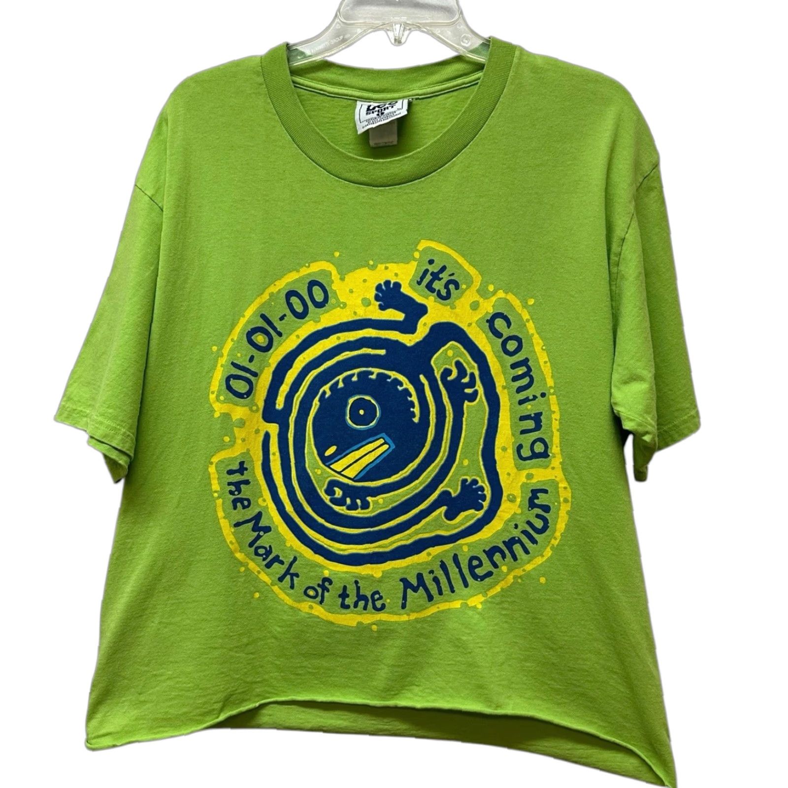 Lee VINTAGE Lee Sport 2000 Green Graphic Tee Unisex Adult L Grunge Size US L / EU 52-54 / 3 - 1 Thumbnail