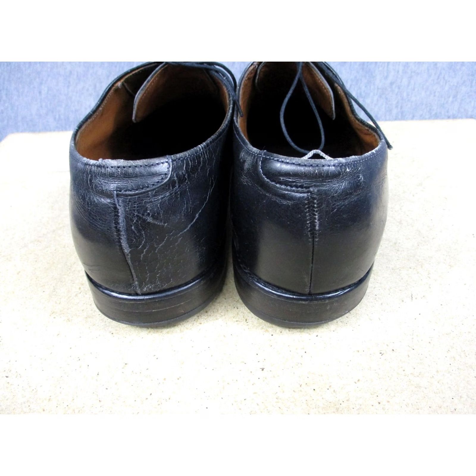 Allen Edmonds Allen Edmonds Dress Mens Black Byron Shoes Size Cap Toe Oxford Made USA Size ONE SIZE - 3 Thumbnail