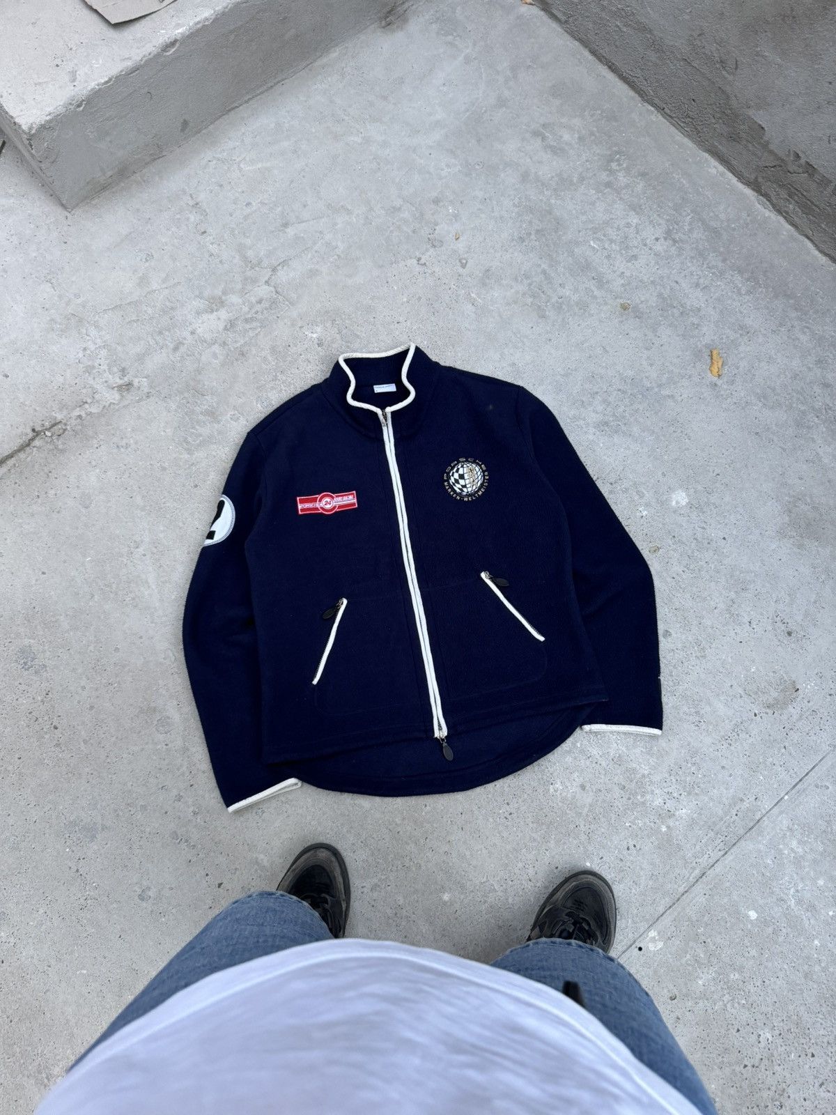 Porsche Design ARCHIVAL! Porsche Design Racing Fleece Jacket Size US M / EU 48-50 / 2 - 2 Thumbnail