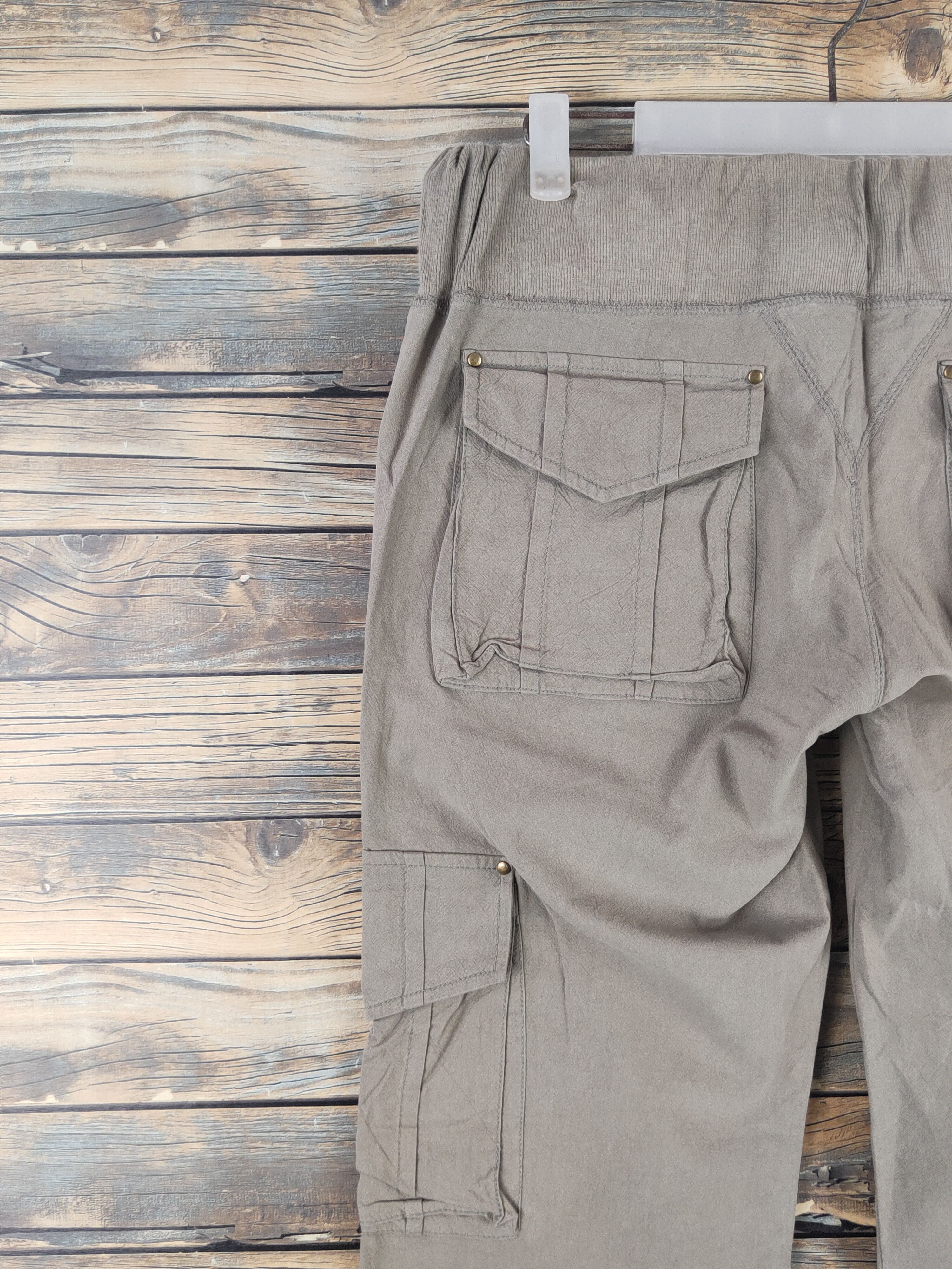 Japanese Brand DL Evolution Olive Multipocket Tactical Cargo Pants #1786 Size 29" - 8 Thumbnail