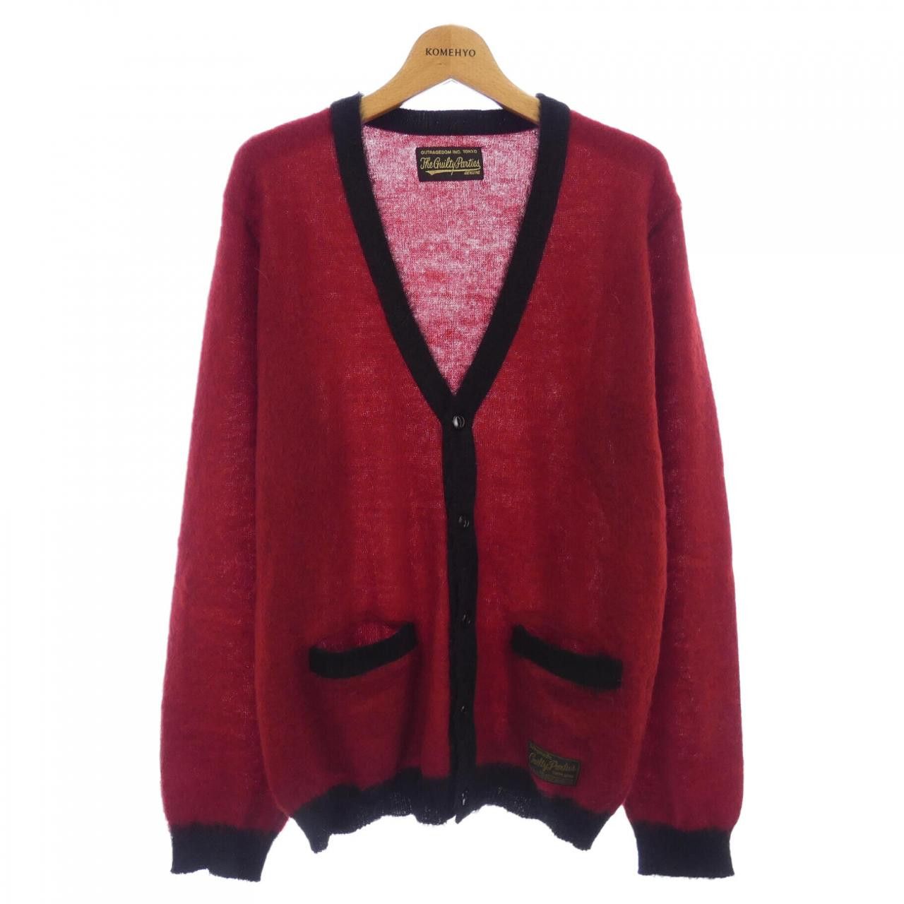 Other Other WACKO MARIA Wool Cardigan Textile Tops DUTY FREE for USA Size ONE SIZE - 1 Thumbnail